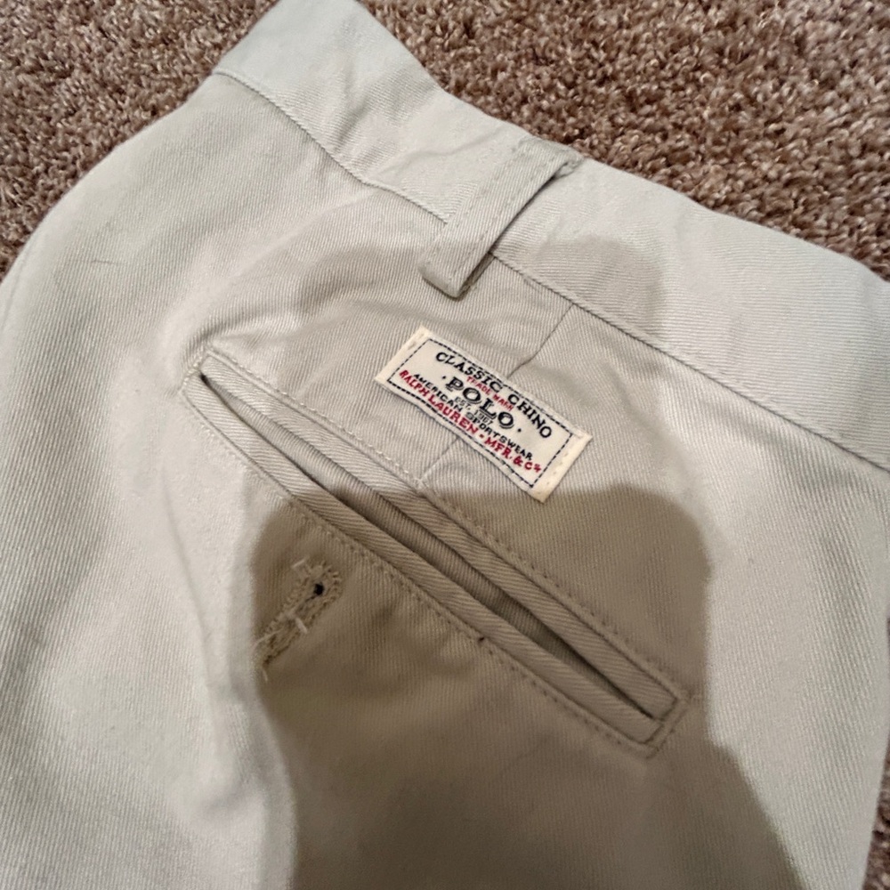 Polo by Ralph Lauren Light Gray Chino Pants